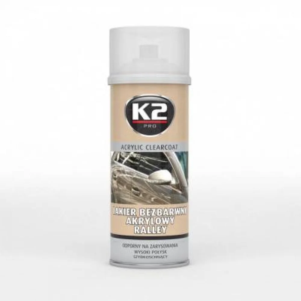 Лак аерозольний акриловий безбарвний Clearcoat Rally (400мл)
