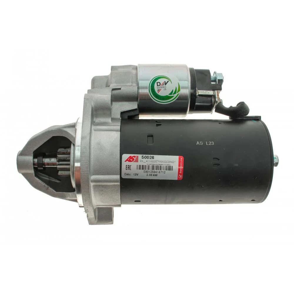 Стартер MB Sprinter 96-09/Vito 96-/C-class(W202/W203) 93-07/E-class(W124-W211) 93-09 2.0-3.2 (2kw)