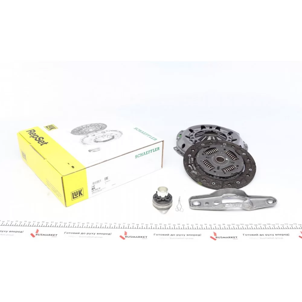 Комплект зчеплення VW Golf V/VI 1.4 16V 03-13 (d=200mm) (+вижимний)