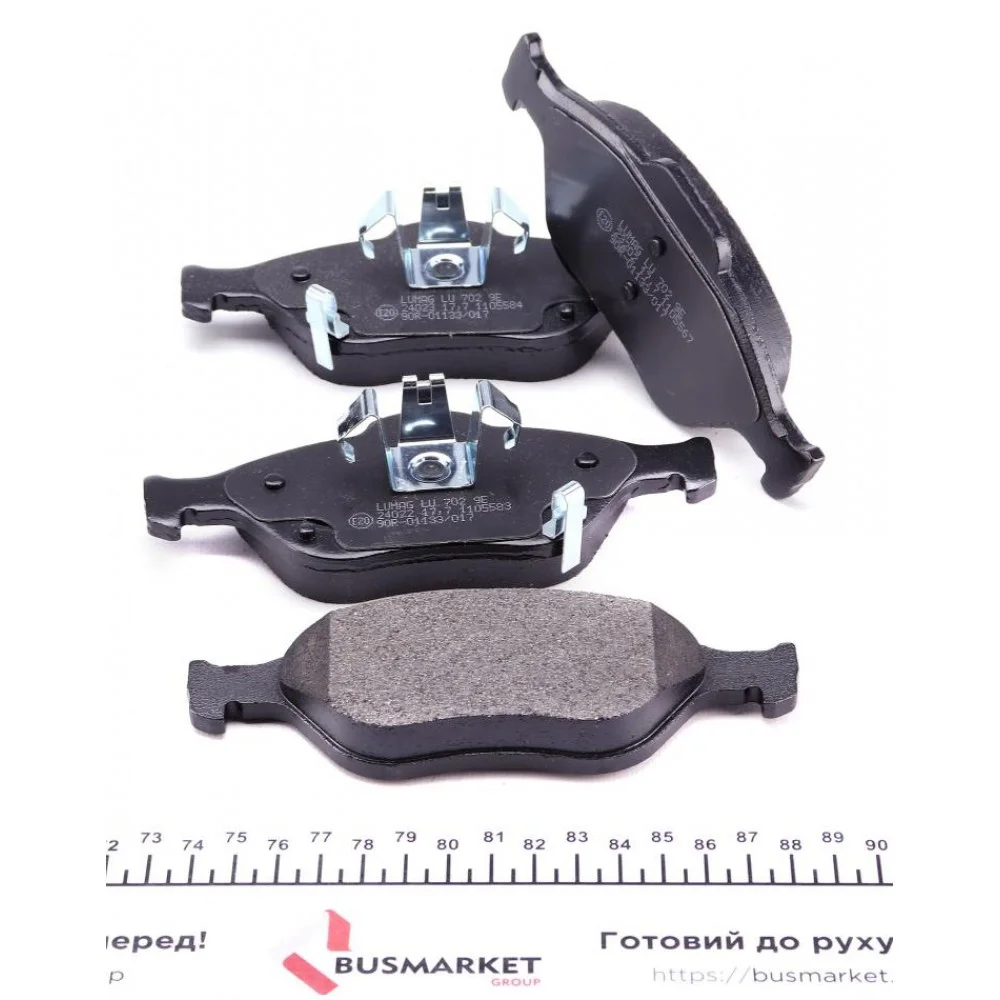 Колодки гальмівні (передні) Toyota Yaris 1.0-1.4 05-