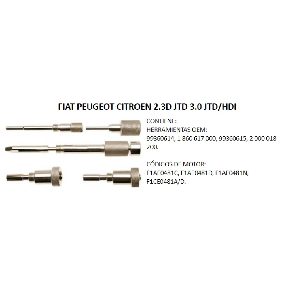 Інструмент регулювання зубчатого ременя Fiat/Peugeot/Citroen 2.3D/3.0 JTD/HDI