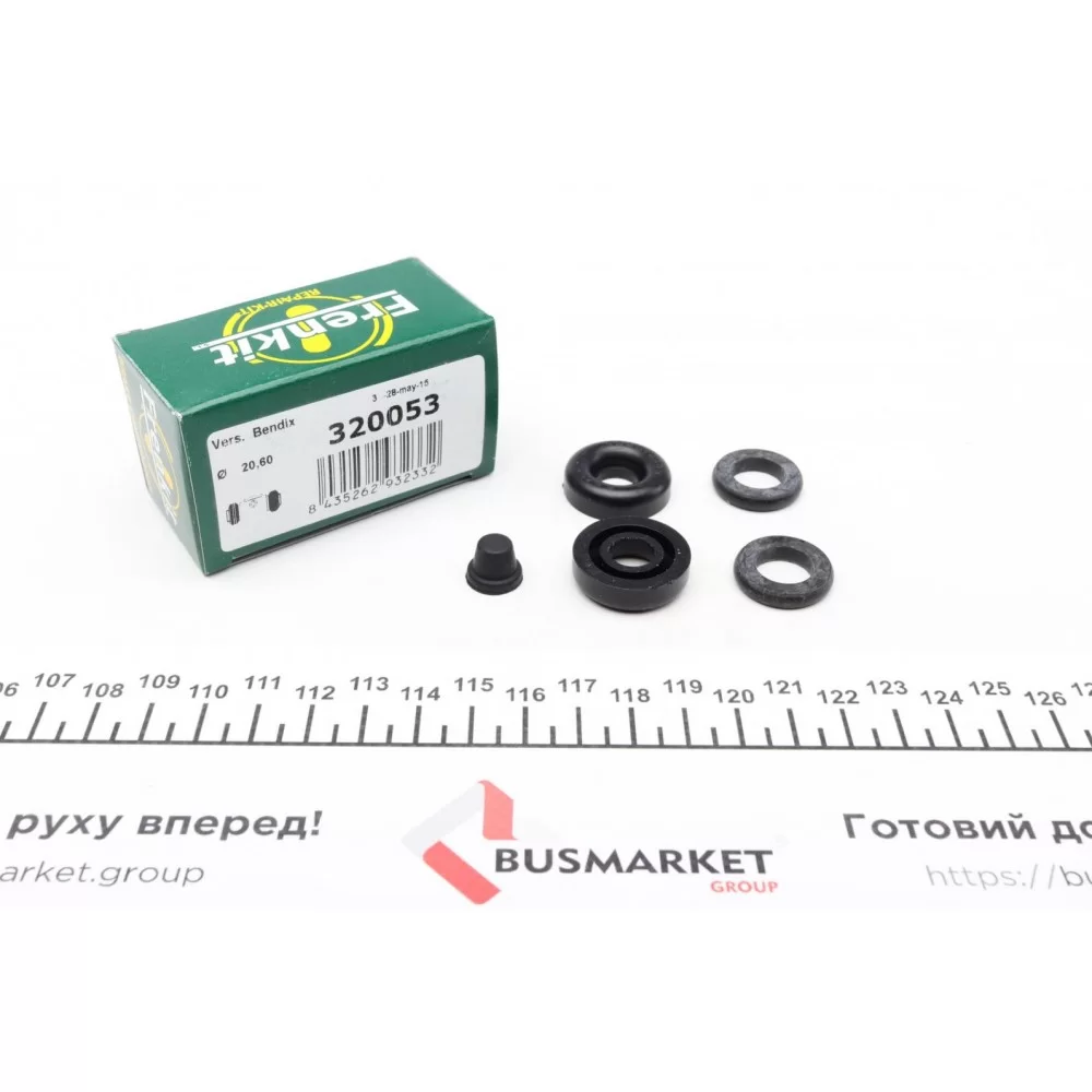 Ремкомплект циліндра гальмівного (заднього) Lada Niva/Nova/Samara 86- (d=20,6mm) (Bendix)