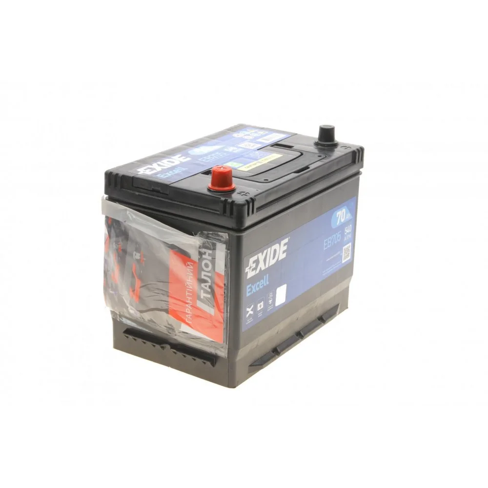Акумуляторна батарея 70Ah/540A (270x173x222/+L/B9) Excell Азія