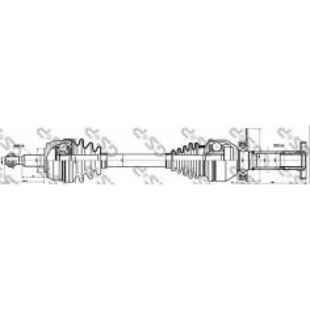 Піввісь VW T5 2.0TDI/2.5TDI 103kw 11- (R) (38x26x878)