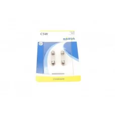 Автолампа C5W 12V 5W SV8.5 (11x35mm) (блістер/ 2шт)