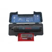 Шуруповерт акумуляторний Bosch GO 2 (2,5-5 Nm/3.6V) 360 об./Макс /d=6,35мм (+ кейс з бітами)