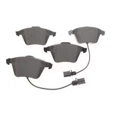 Колодки гальмівні (передні) Audi A4/A6/A8 02- (Teves) Q+ (з датчиками/L=210mm)