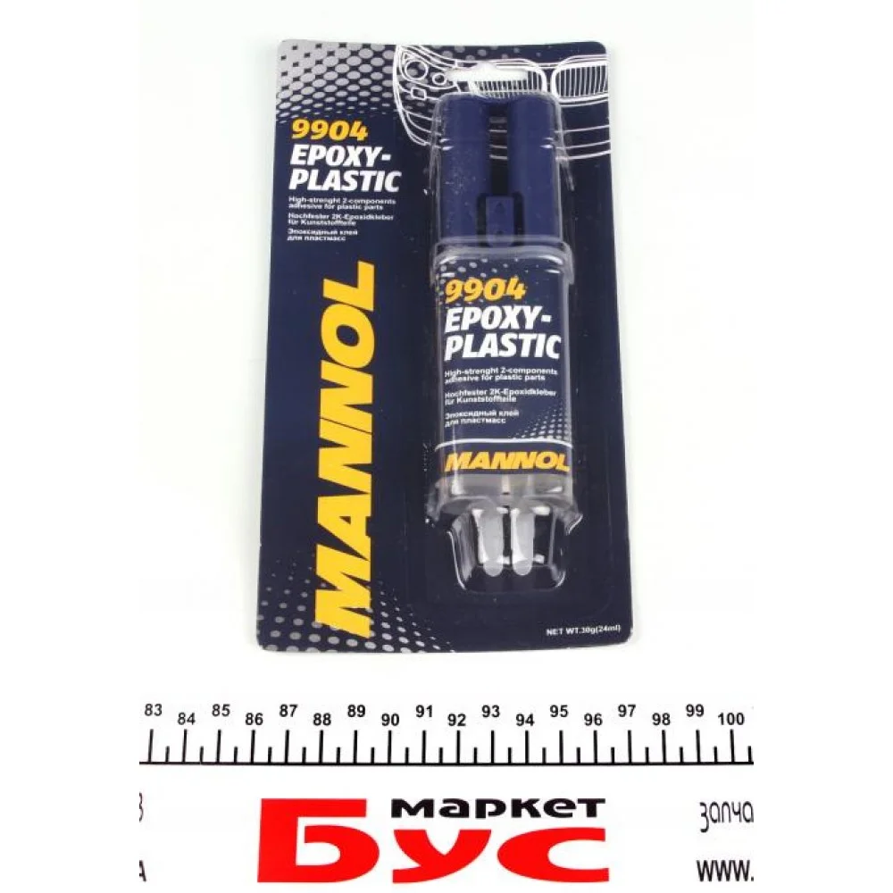 Клей двокомпонентний для пластмас Epoxy-Plastic (30g) заміна на 9904 MANNOL