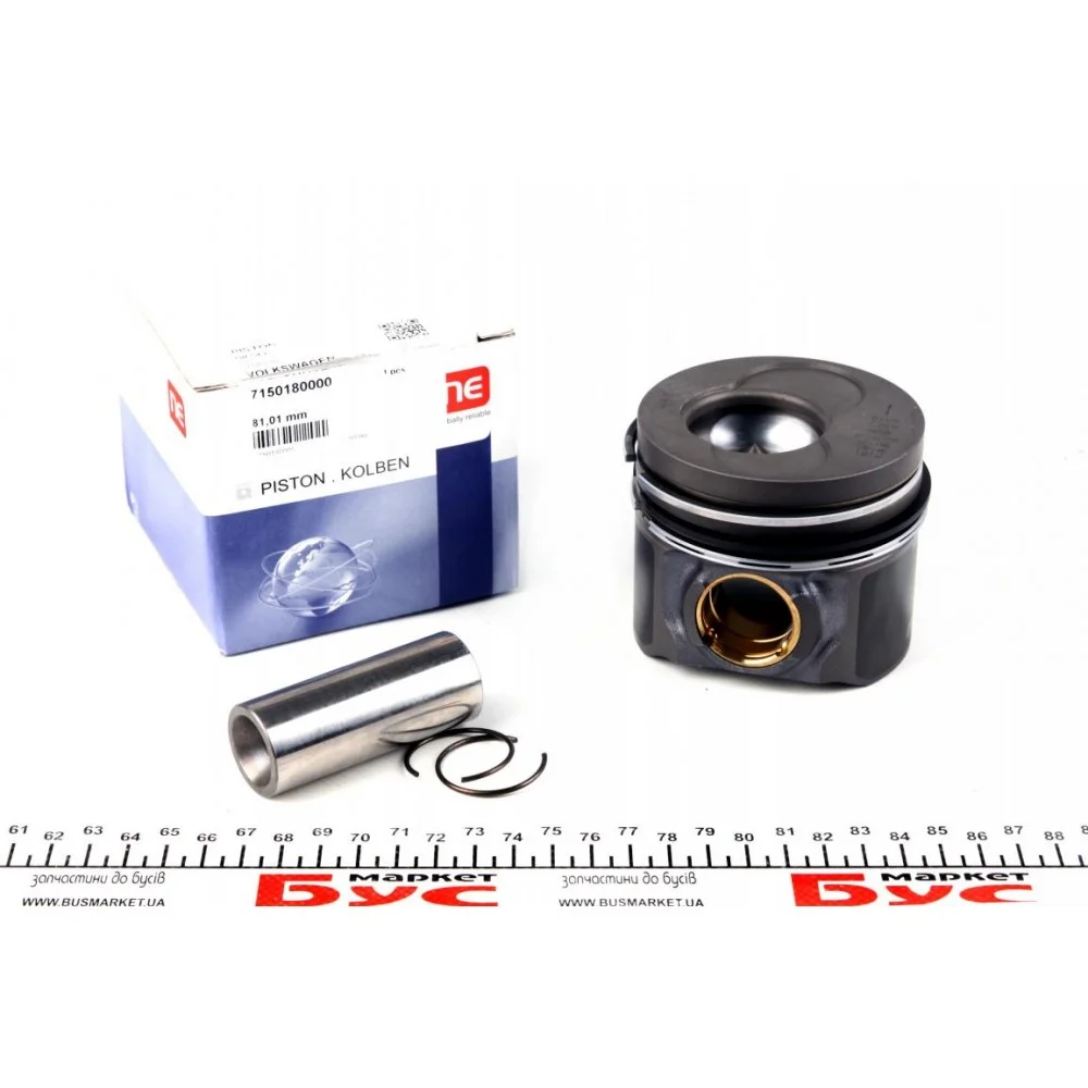 Поршень VW T5 2.5TDI (81.01mm/STD) (3-4-5 циліндр) (косий шатун) = 7150180000