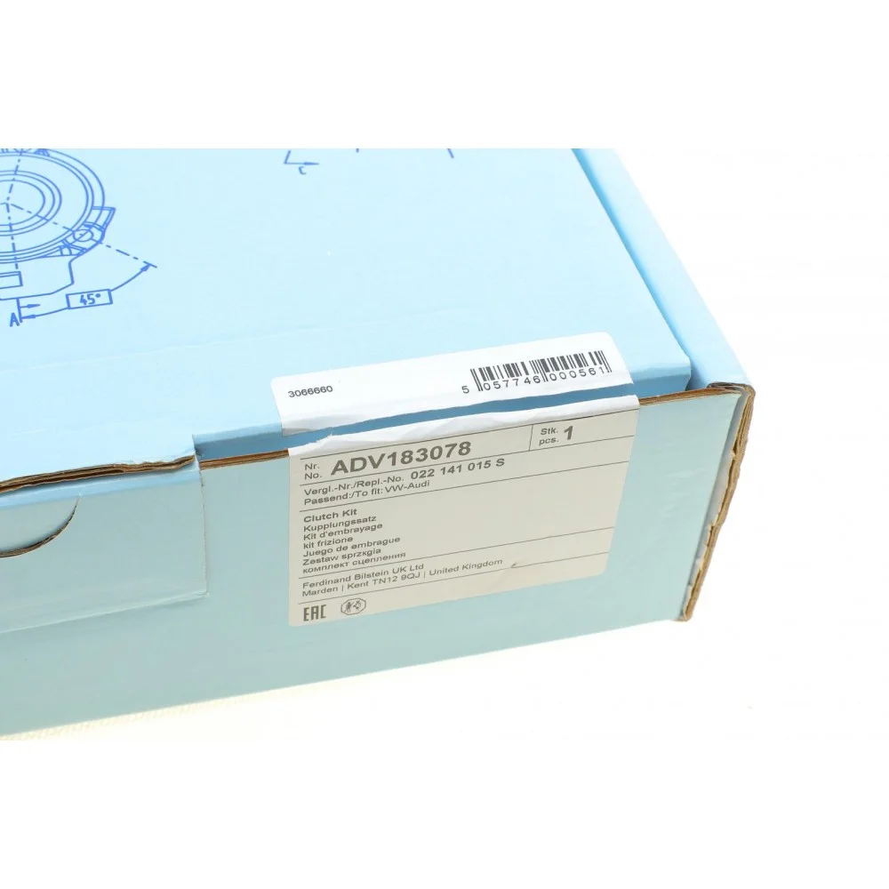Комплект зчеплення VW Caddy III 2.0TDI 08-15 (d=241mm) 62/81/103kw