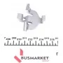 Планка супорта (переднього) прижимна (к-кт) Audi A5/Q7 2.0-3.0 D 15- (Akebono)