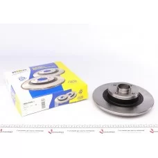 Диск гальмівний (задній) Renault Scenic II 03-08 (270х10) (+ABS) (з підшипником) (з покр.) (повний)