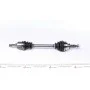 Піввісь Ford Focus 98-04 (L) (25х23х633)