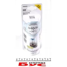 Автолампа H4 12V 60/55W P43t Xenon 4400K+30% (блістер/2шт.)