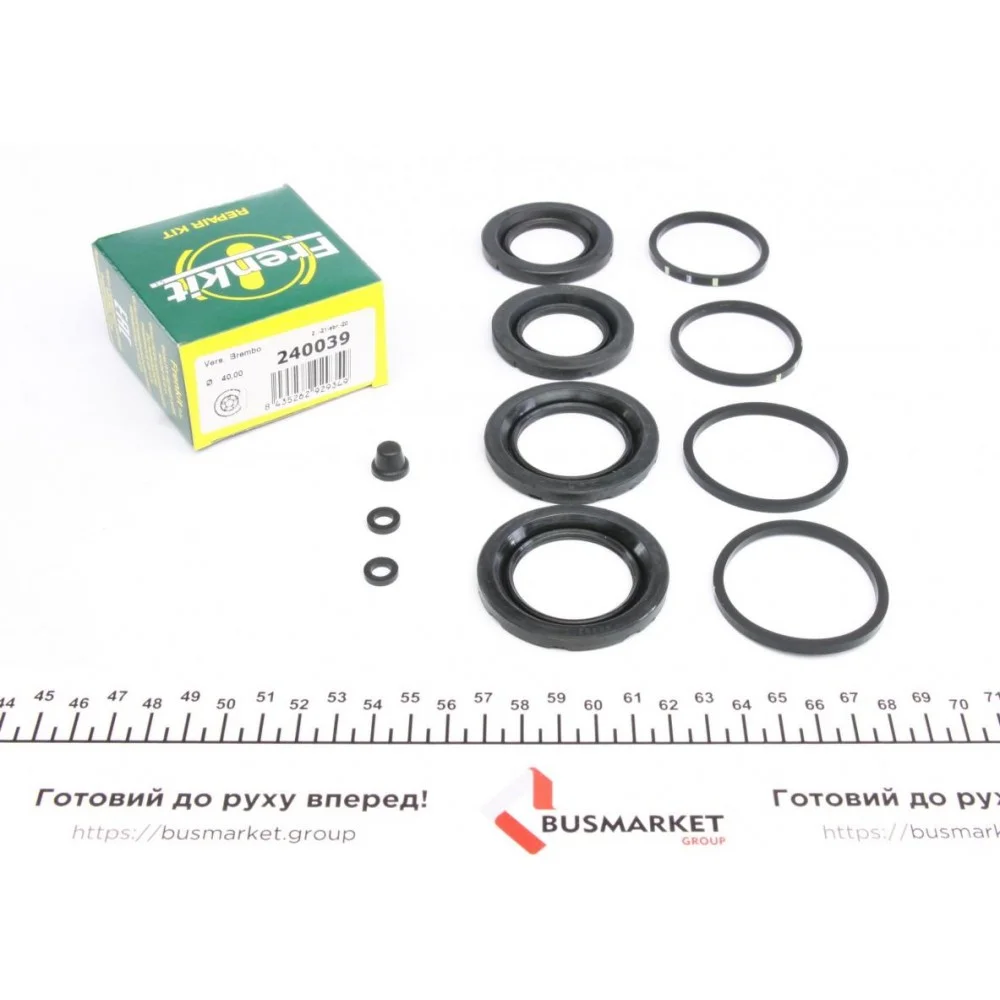 Ремкомплект супорта (переднього) Subaru Impreza/Mitsubishi Evo 01- (d=40mm) (Brembo)