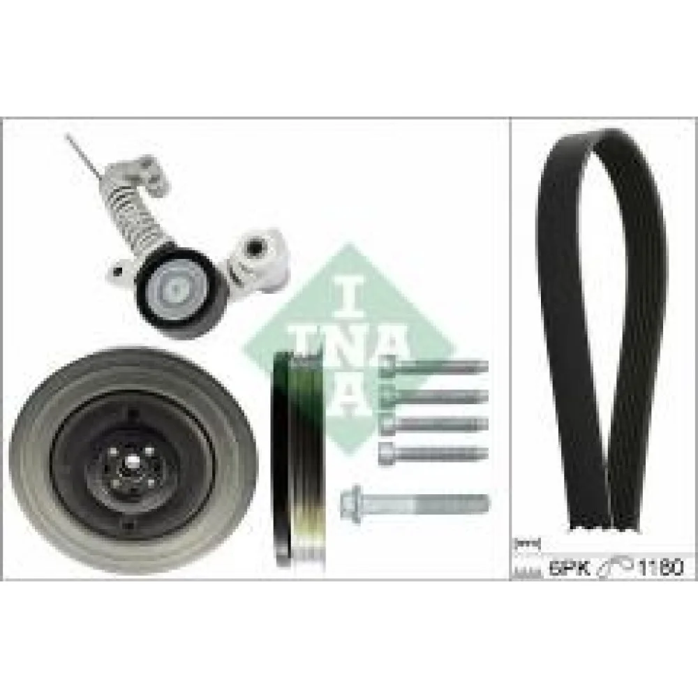 Комплект ременя генератора Volvo S60/S80/S90/V40/V60/V70/V90/XC40/XC60/XC70/XC90 13- (6PK1180)