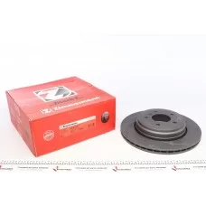 Диск гальмівний (задній) BMW 5 (E60/E61)/6 (E64) 2.0-3.0i/2.0-3.0d 03-12 (320x20) (з прорезом) (вент)