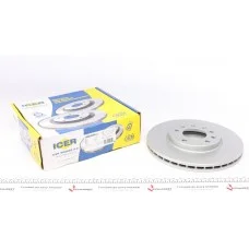 Диск гальмівний (передній) Opel Combo 04-/Astra G/H/Zafira A/B 98-15 (280x25)(з покр.)(вентильований)