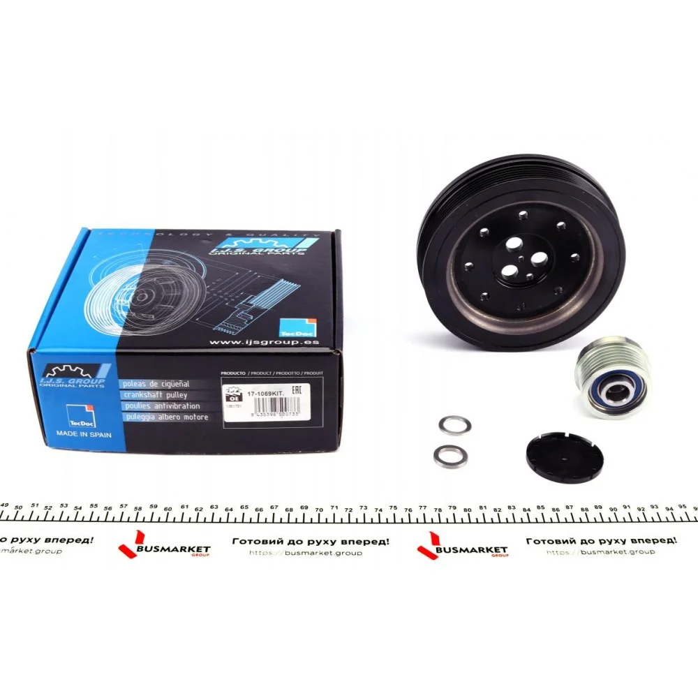Шків колінвалу + шків генератора Ford Transit 2.0DI/2.0TDCI 00-
