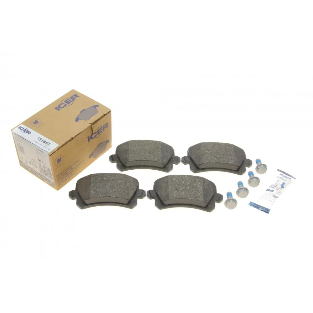 Колодки гальмівні (задні) Audi A6 05-18/Q3/Skoda Octavia 12-/VW Passat B6-B8/Tiguan 05-/Sharan 10-