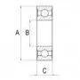 Підшипник генератора (8x23x14) Iveco/Ford/Fiat/Opel/Volvo/Renault = 140419