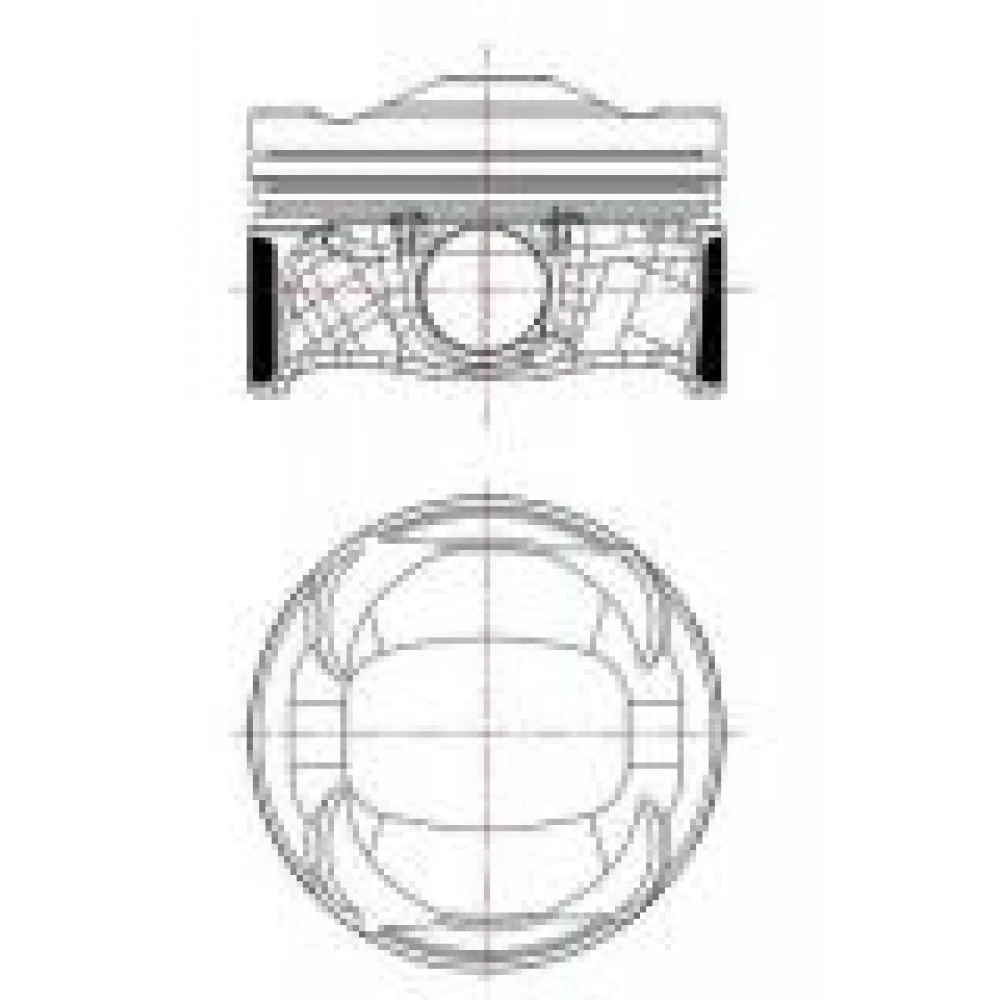 Поршень Citroen Berlingo/Peugeot Partner 1.2 THP 16- (75.00mm/STD)