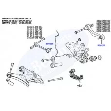 Пильник опори кульової BMW 5 (E39) 95-03/7 (E38) 96-01/X5(E53)