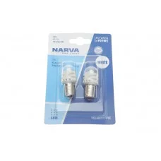 Автолампа P21W 12V 2.2W BA15s LED (біла) (к-кт 2 шт.)
