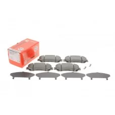 Колодки гальмівні (передні) Nissan Qashqai II/X-Trail/ Renault Kadjar 13- (141.9x59.8x18) (Akebono)
