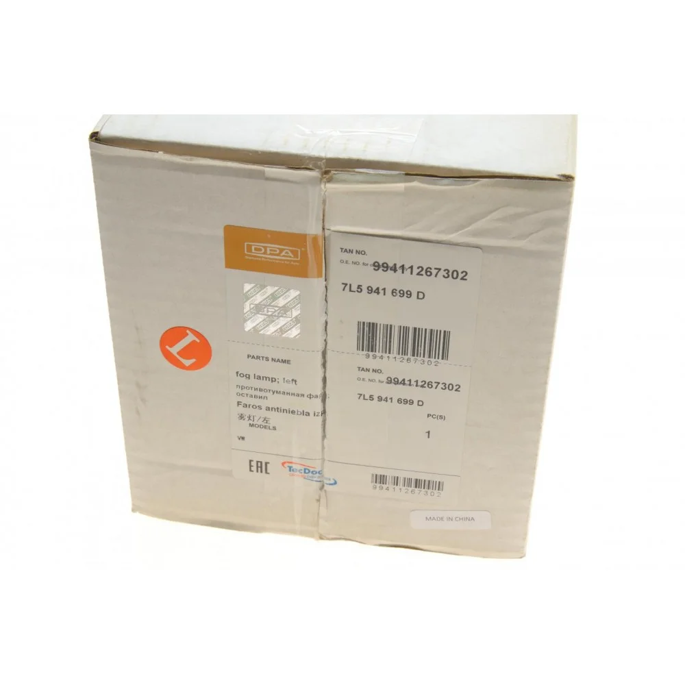 Фара протитуманна VW Touareg 02-10 (L)