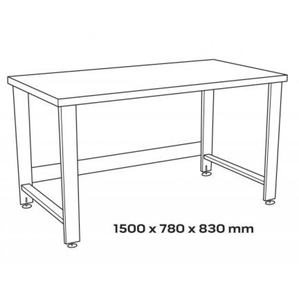 Стіл робочий (верстак) (1500х780х830 mm)