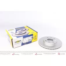 Диск гальмівний (передній) Chevrolet Aveo 03-/Daewoo Lanos 97-/Opel 84-02 (236x20)(з покр)(вент)