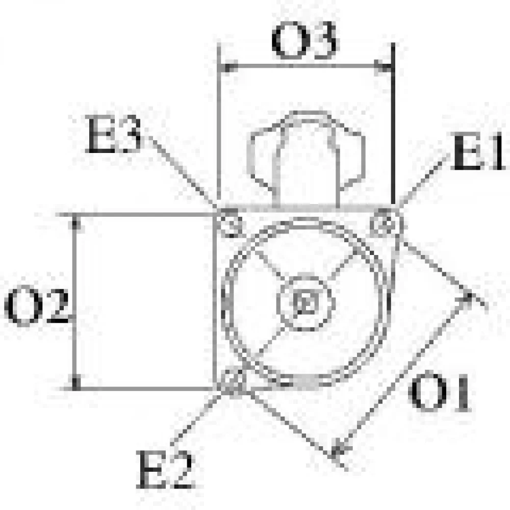 Стартер VW Golf V/VI 1.4/1.6 FSI 03-13 (1kw) (12V) (z=9/10) = 114034
