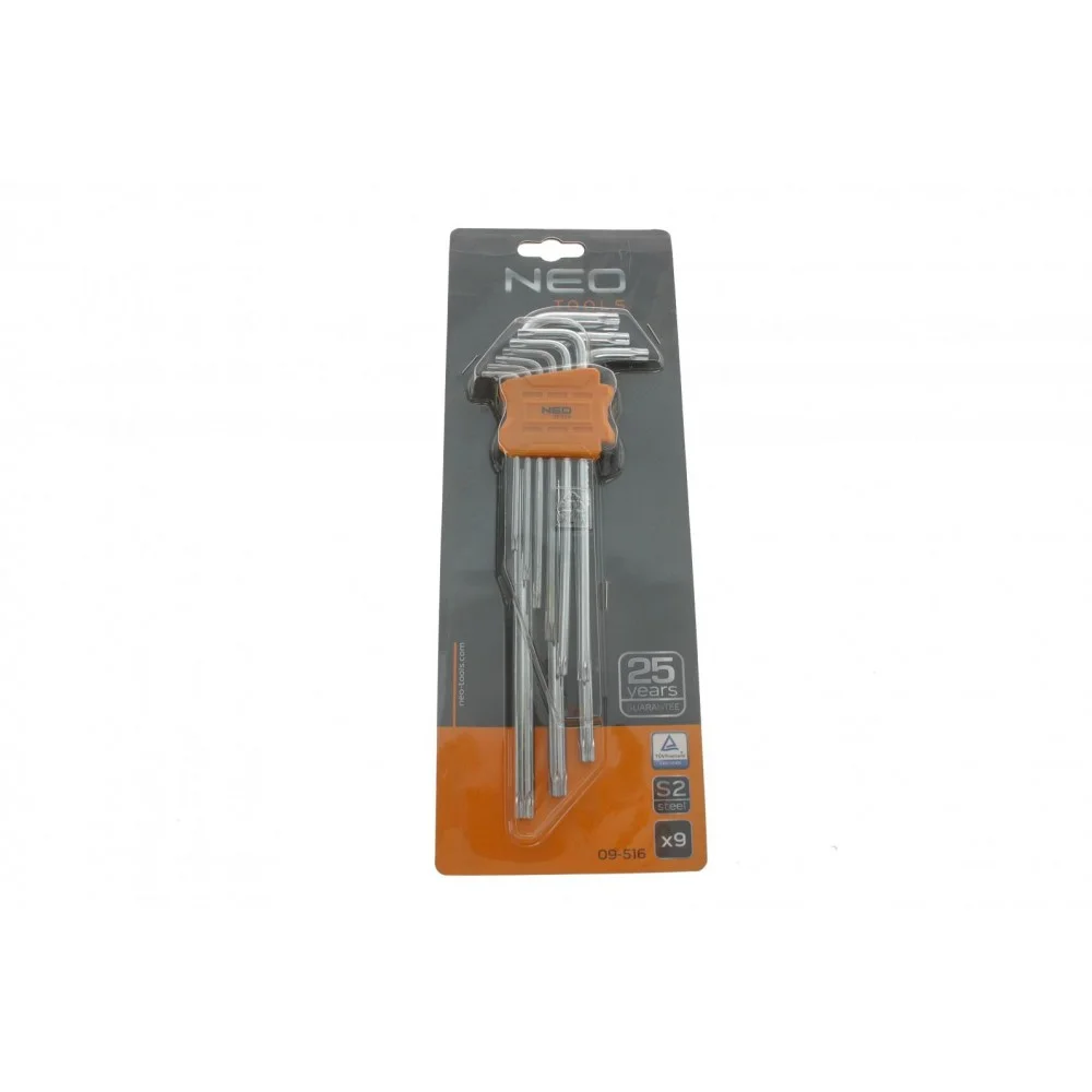 Набір ключів Г-под. Torx T10-T50