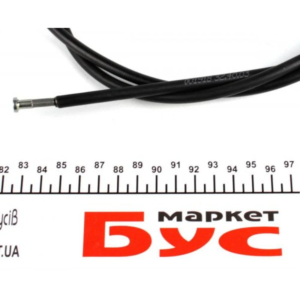 Трос капоту Opel Kadett E/Astra F/Vectra A/B/C (1653/1577 мм)