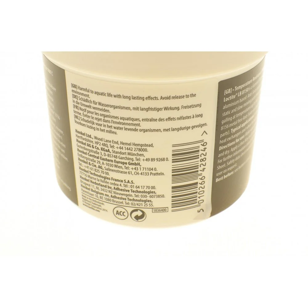 LOCTITE LB 8150 500g протизадирна змазка з графітом (до +900°С.)
