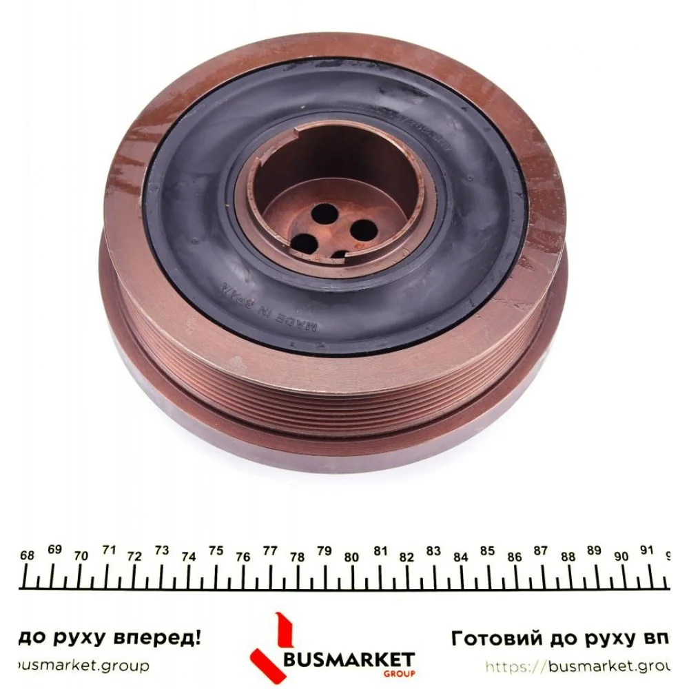 Шків колінвалу + шків генератора BMW 5/7/X5/X6 2.5-4.0D 08- (7PK)