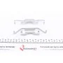 Планка супорта (заднього) прижимна (к-кт) MB E- class (W211) 02-09 (Ate)