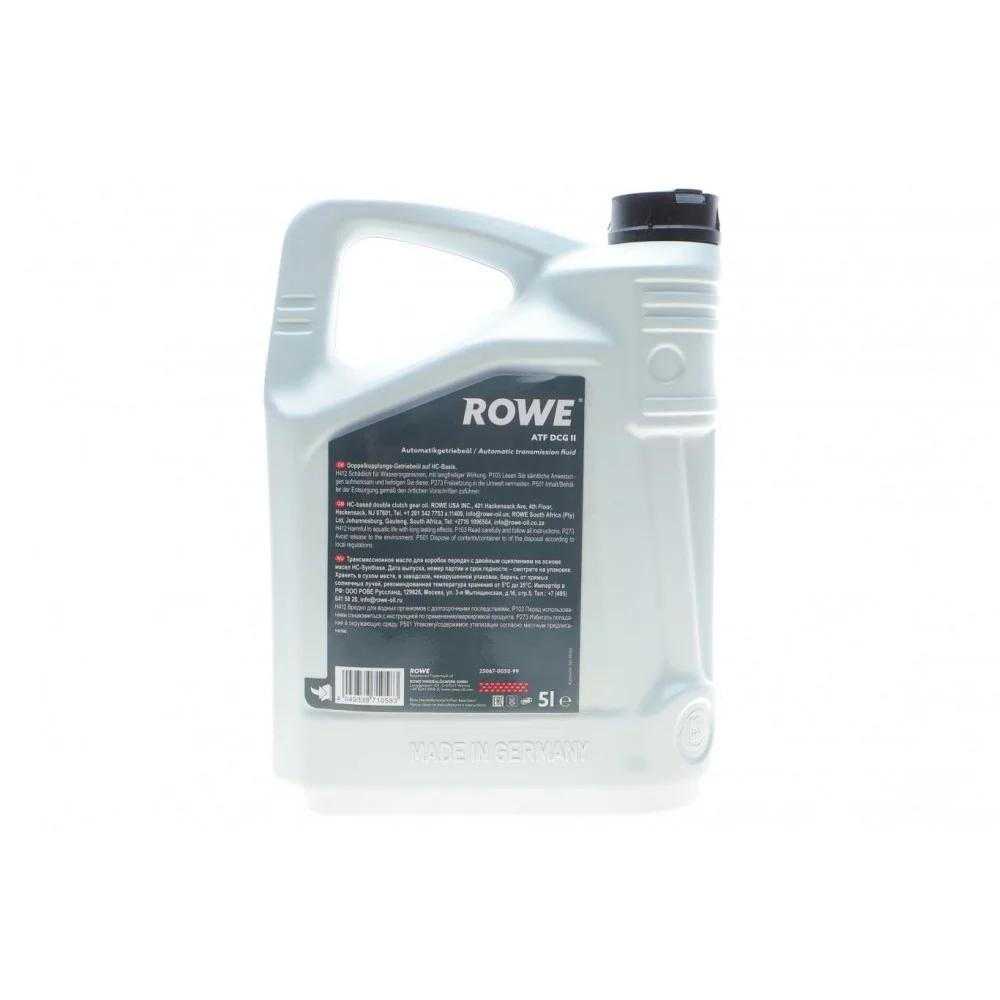 Олива HIGHTEC ATF DCG II (5L) (VW G 052 182/G 052 512/BMW DCTF-1/MB236.21) (коричн)