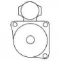Стартер VW Golf V/VI 1.4/1.6 FSI 03-13 (1kw) (12V) (z=9/10) = 114034