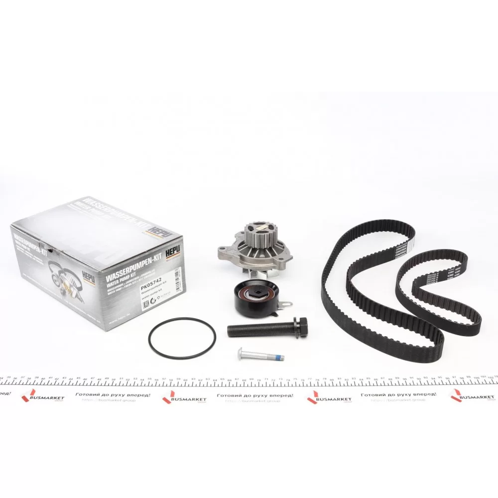 Комплект ГРМ + помпа VW T4 2.4D 90-03, 55/57kw, AJA/AAB