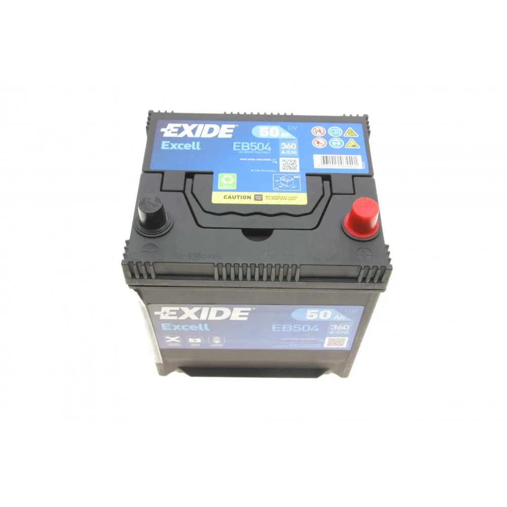 Акумуляторна батарея 50Ah/360A (200x173x222/+R/B1) Excell (Азія)