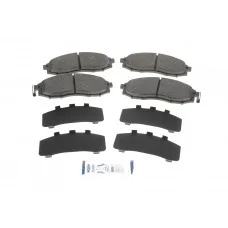 Колодки гальмівні (передні) Nissan Navara/Pick Up 2.4i/2.5 TD 98- (Akebono)