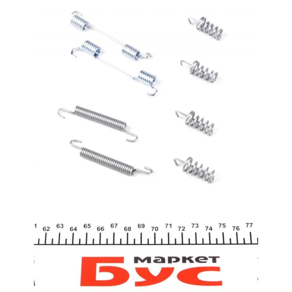 Комплект пружинок колодок ручника MB Sprinter 211-419 06- (180x25)