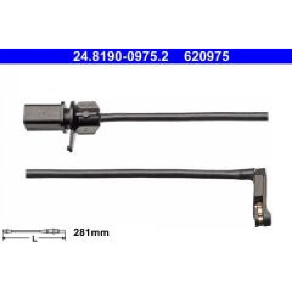 Датчик зносу гальмівних колодок (передніх) Audi A4/A5/Q5 15- (L=281mm)