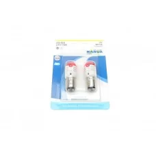 Автолампа P21/5W 12V 21/5W BAY15d (LED) (червона) (2 шт.)