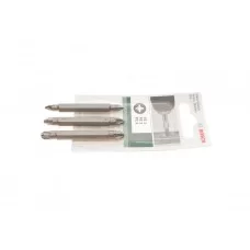 Набір бит (двосторонніх) PZ1-PZ1/PZ2-PZ2/PZ3-PZ3 60mm (3 шт.)
