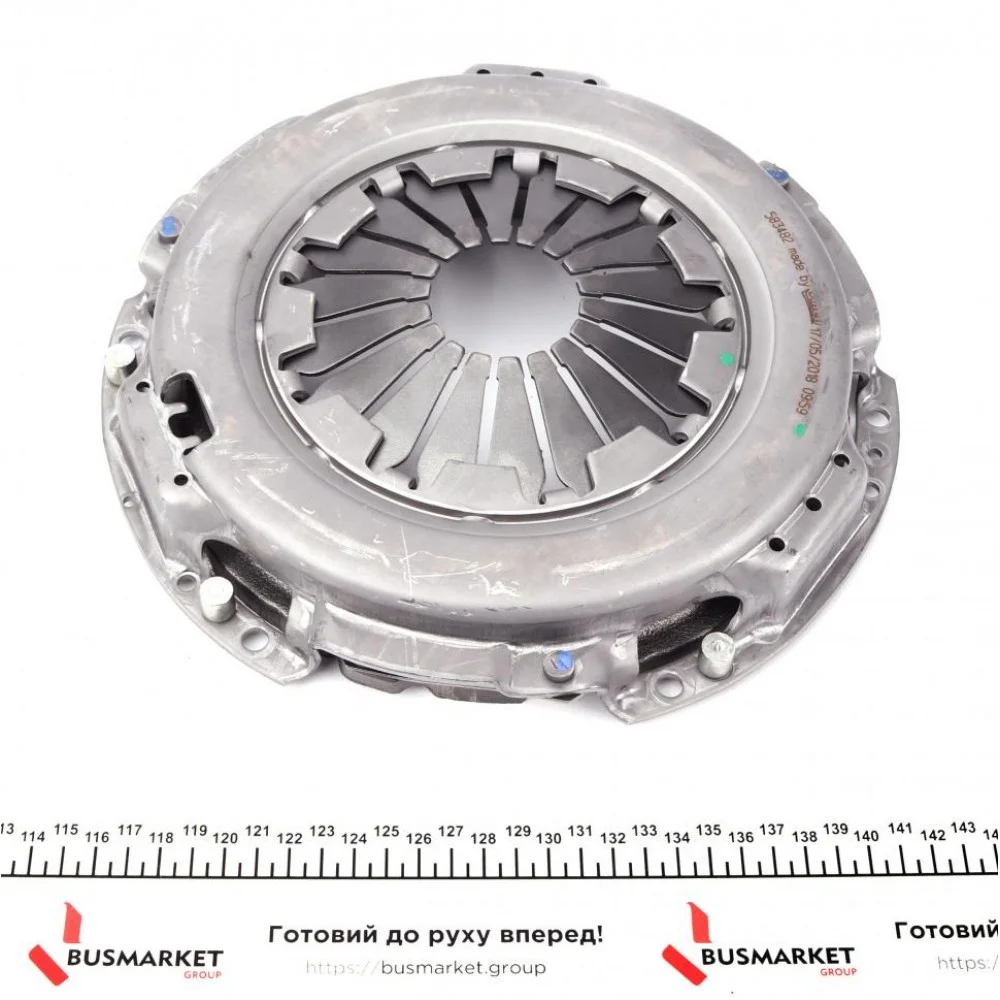 Демпфер (глухий) + комплект зчеплення Ford Transit 2.4DI 00-06 (всередині Valeo)