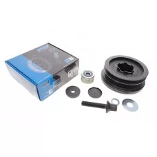 Шків колінвалу + шків генератора BMW 1/3/5/X3 2.0D 02- (4PK+6PK) (в комплекті з болтом)