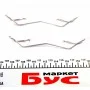 Колодки гальмівні (передні) Renault Megane II/Scenic II 1.4-2.0D 02- (Teves) Q+